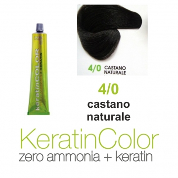 Farba na vlasy s keratínom BBcos Keratin Color 4/0 100 ml