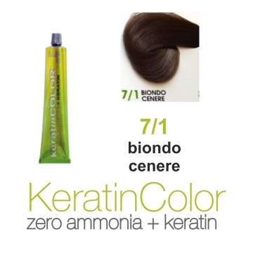 Farba na vlasy s keratínom BBcos Keratin Color 7/1 100 ml