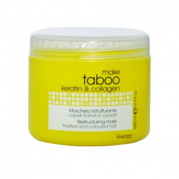 Rekonštrukčná maska na vlasy Taboo Keratin & Collagen 500 ml