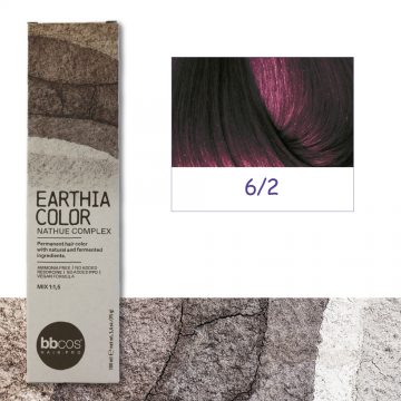 BBcos farba na vlasy Earthia Color 6/2 100 ml