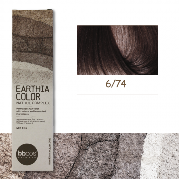 BBcos farba na vlasy Earthia Color 6/74 100 ml