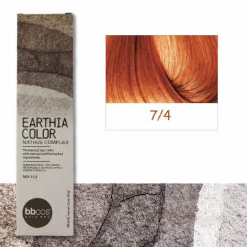 BBcos farba na vlasy Earthia Color 7/4 100 ml